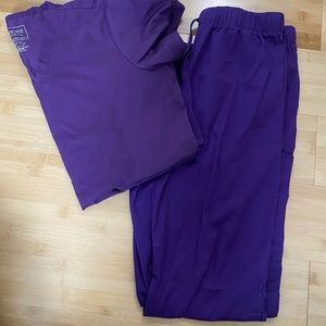 Purple Scrub Set